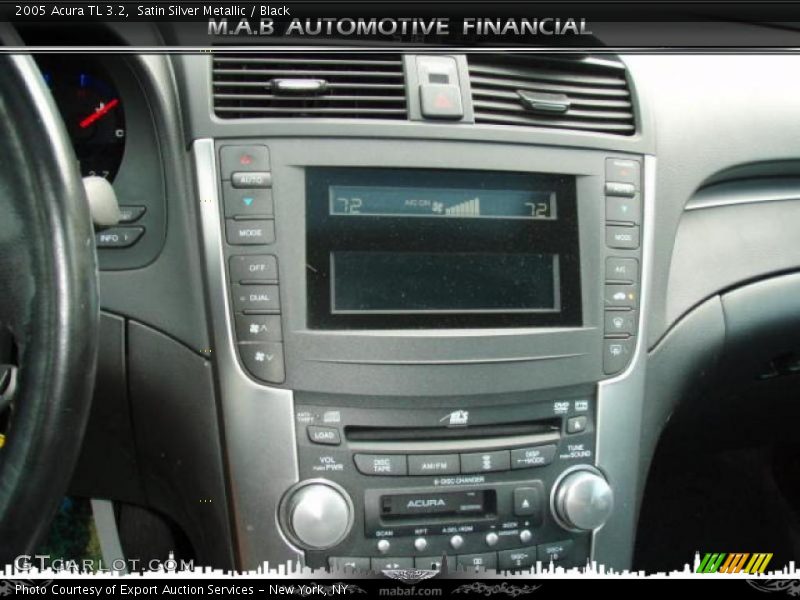 Satin Silver Metallic / Black 2005 Acura TL 3.2