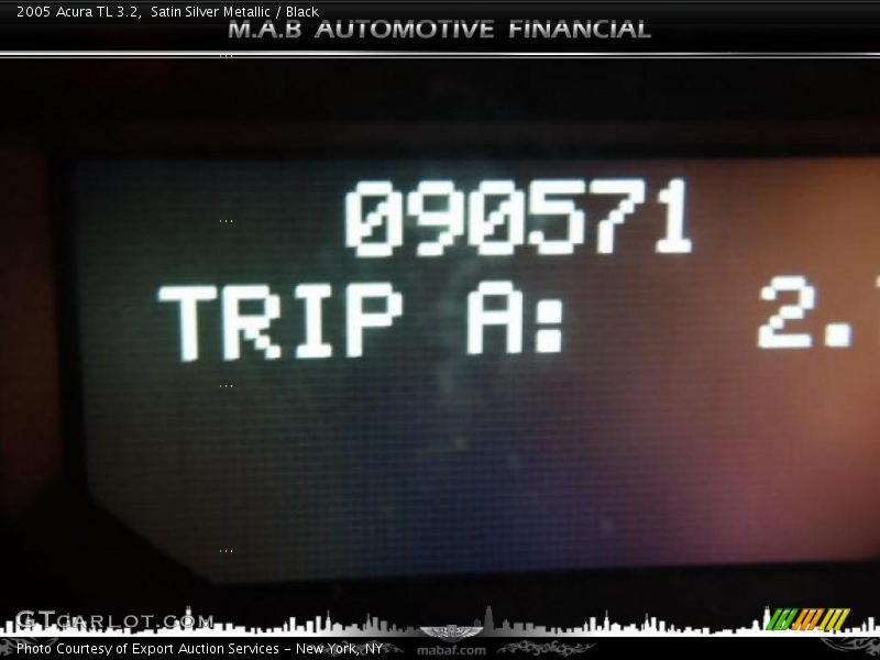 Satin Silver Metallic / Black 2005 Acura TL 3.2