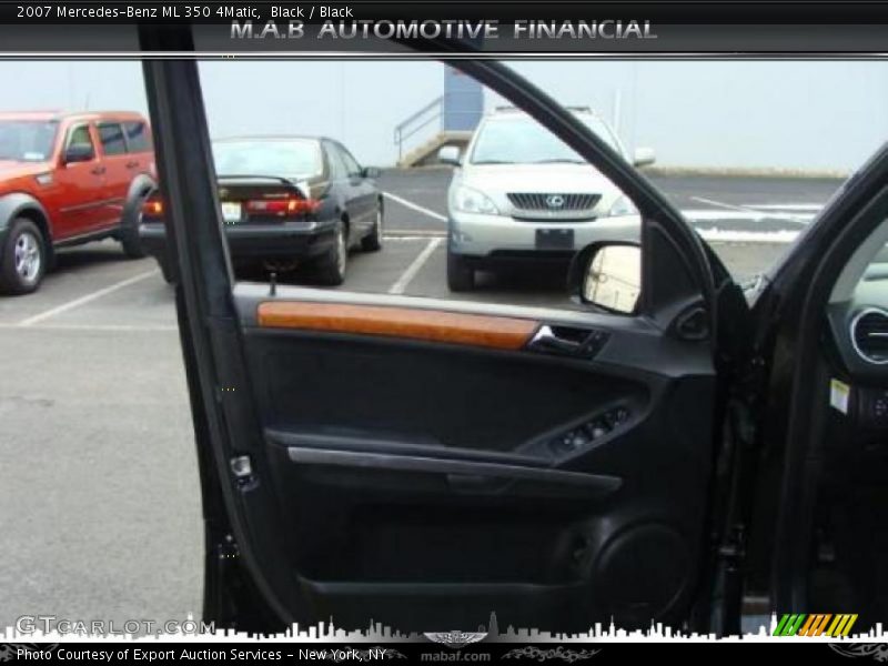 Black / Black 2007 Mercedes-Benz ML 350 4Matic