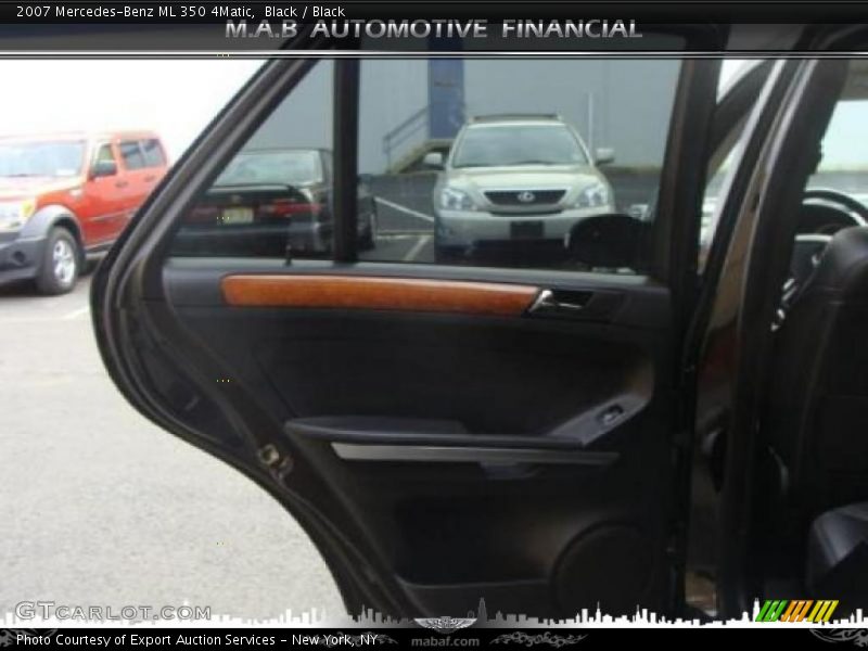 Black / Black 2007 Mercedes-Benz ML 350 4Matic