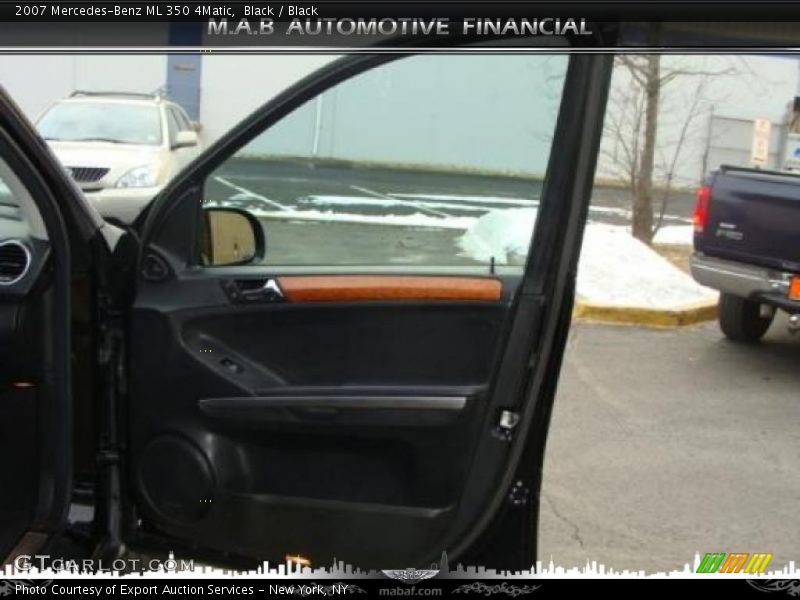 Black / Black 2007 Mercedes-Benz ML 350 4Matic