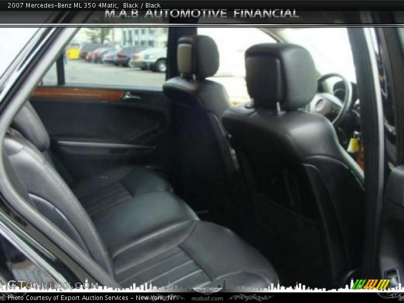 Black / Black 2007 Mercedes-Benz ML 350 4Matic