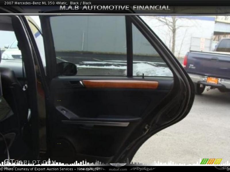 Black / Black 2007 Mercedes-Benz ML 350 4Matic