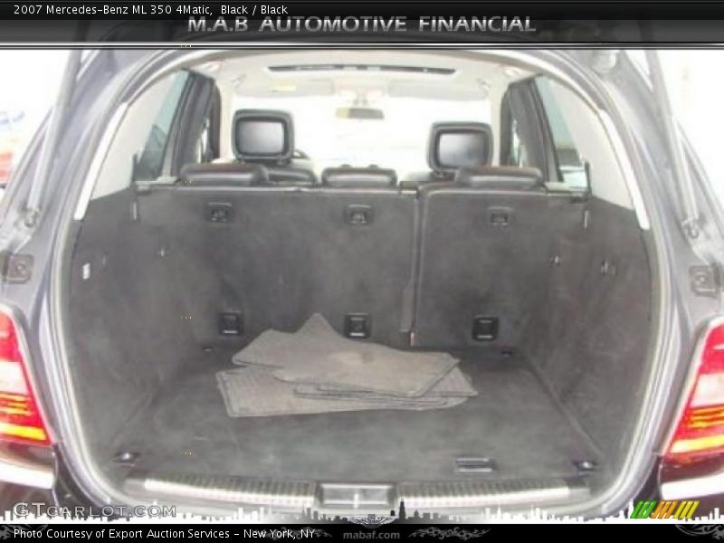 Black / Black 2007 Mercedes-Benz ML 350 4Matic
