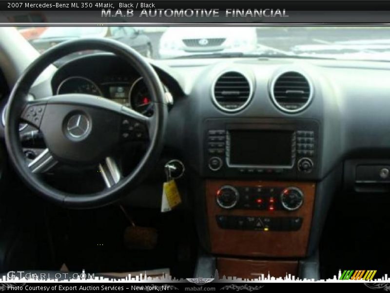 Black / Black 2007 Mercedes-Benz ML 350 4Matic