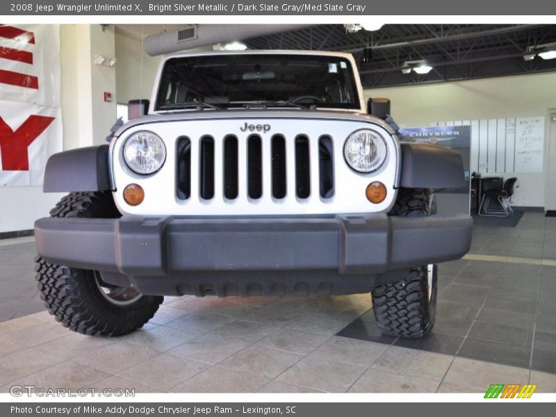 Bright Silver Metallic / Dark Slate Gray/Med Slate Gray 2008 Jeep Wrangler Unlimited X