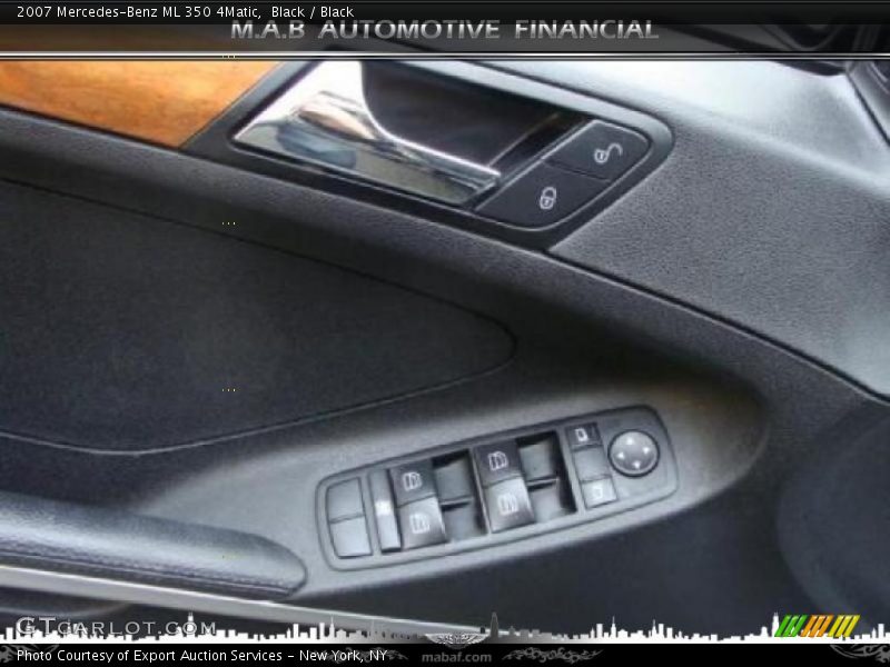 Black / Black 2007 Mercedes-Benz ML 350 4Matic