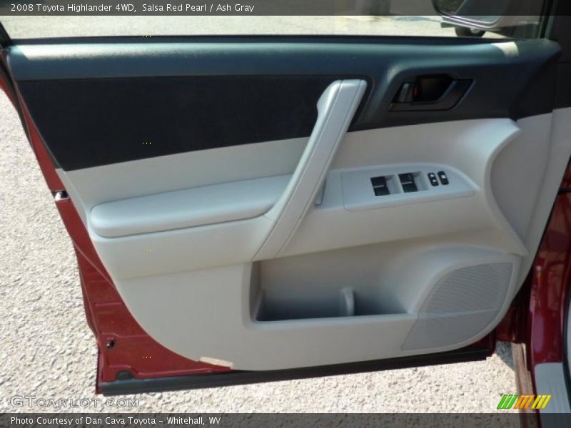 Salsa Red Pearl / Ash Gray 2008 Toyota Highlander 4WD