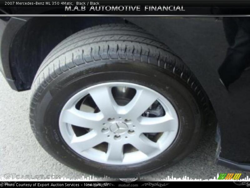 Black / Black 2007 Mercedes-Benz ML 350 4Matic