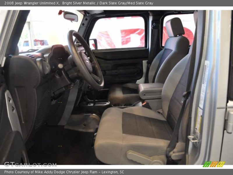 Bright Silver Metallic / Dark Slate Gray/Med Slate Gray 2008 Jeep Wrangler Unlimited X