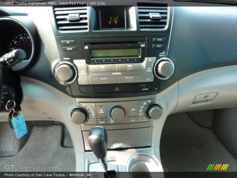 Salsa Red Pearl / Ash Gray 2008 Toyota Highlander 4WD