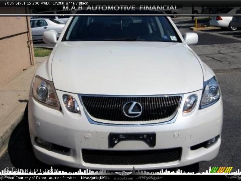 Crystal White / Black 2006 Lexus GS 300 AWD