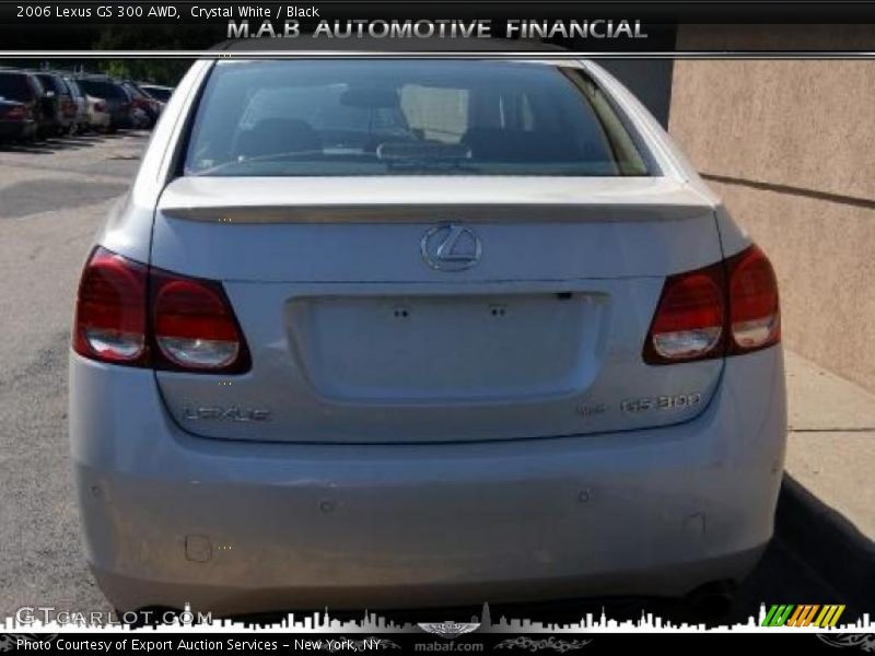 Crystal White / Black 2006 Lexus GS 300 AWD