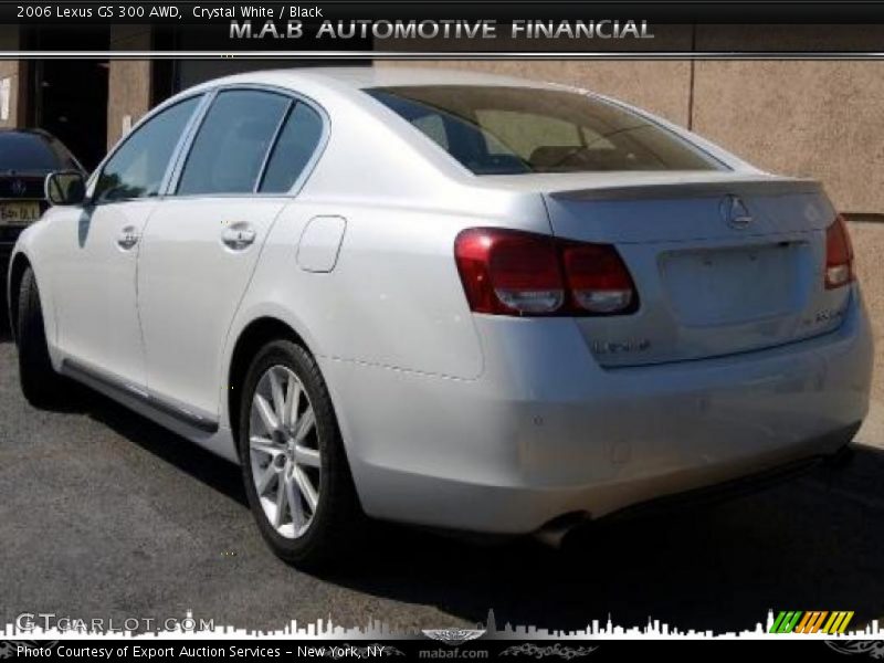 Crystal White / Black 2006 Lexus GS 300 AWD