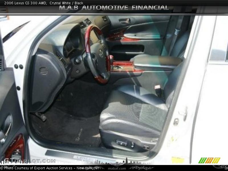 Crystal White / Black 2006 Lexus GS 300 AWD