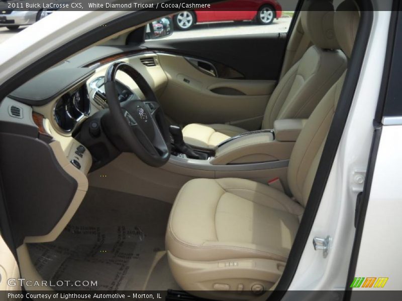 White Diamond Tricoat / Cocoa/Cashmere 2011 Buick LaCrosse CXS