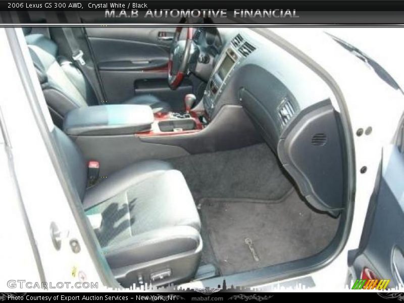 Crystal White / Black 2006 Lexus GS 300 AWD