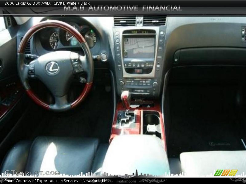 Crystal White / Black 2006 Lexus GS 300 AWD