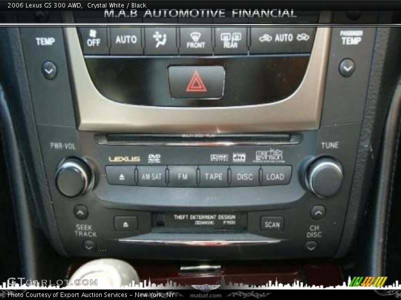 Crystal White / Black 2006 Lexus GS 300 AWD