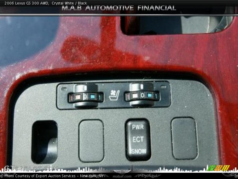 Crystal White / Black 2006 Lexus GS 300 AWD