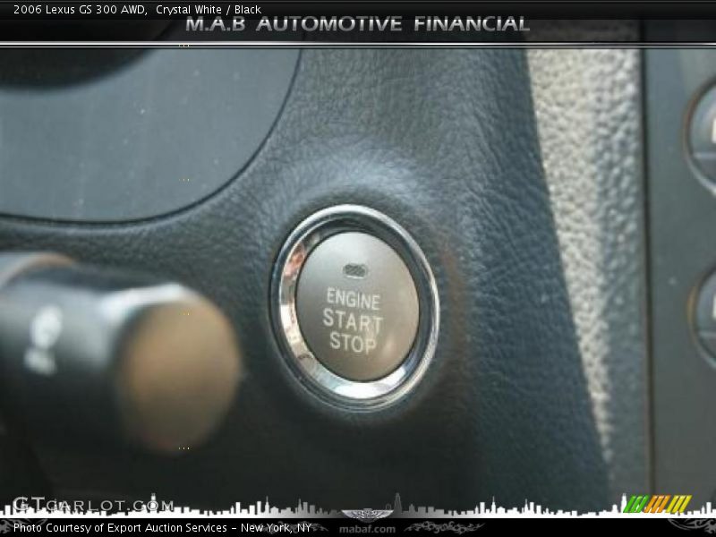 Crystal White / Black 2006 Lexus GS 300 AWD