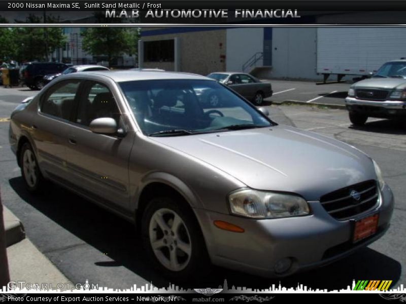 Sunlit Sand Metallic / Frost 2000 Nissan Maxima SE