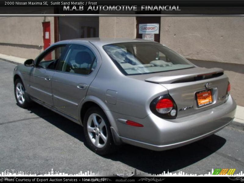 Sunlit Sand Metallic / Frost 2000 Nissan Maxima SE