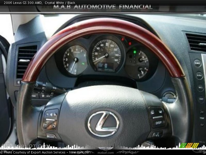 Crystal White / Black 2006 Lexus GS 300 AWD