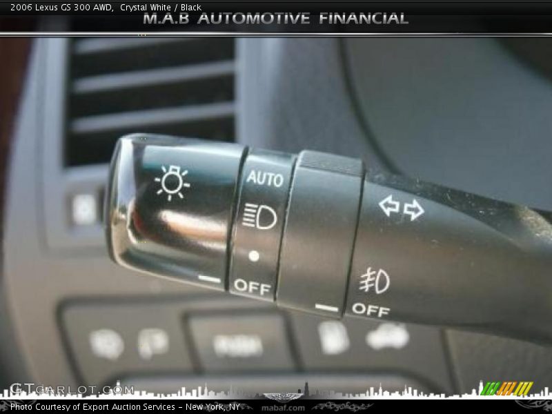 Crystal White / Black 2006 Lexus GS 300 AWD