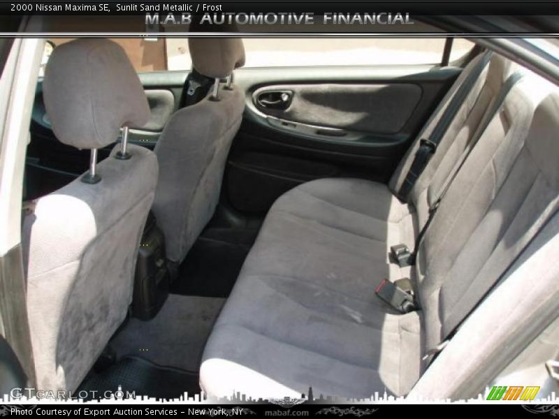 Sunlit Sand Metallic / Frost 2000 Nissan Maxima SE