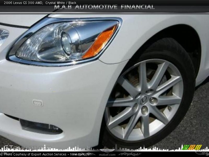 Crystal White / Black 2006 Lexus GS 300 AWD