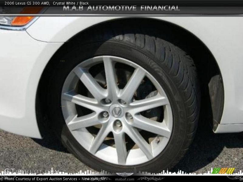 Crystal White / Black 2006 Lexus GS 300 AWD