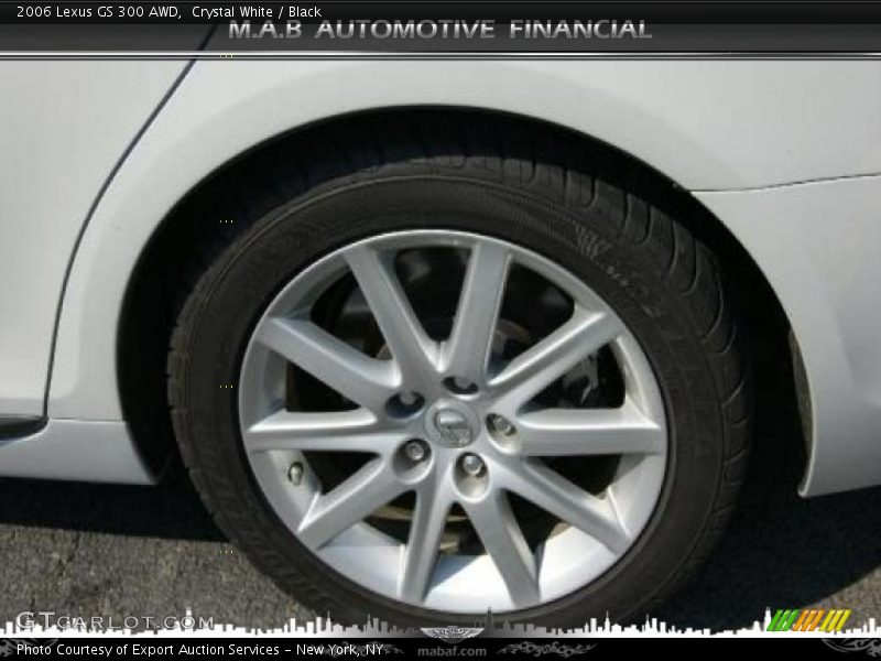 Crystal White / Black 2006 Lexus GS 300 AWD