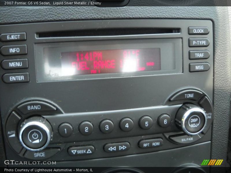 Liquid Silver Metallic / Ebony 2007 Pontiac G6 V6 Sedan