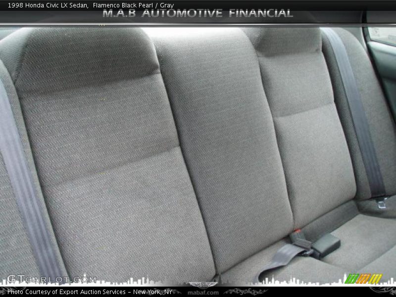 Flamenco Black Pearl / Gray 1998 Honda Civic LX Sedan