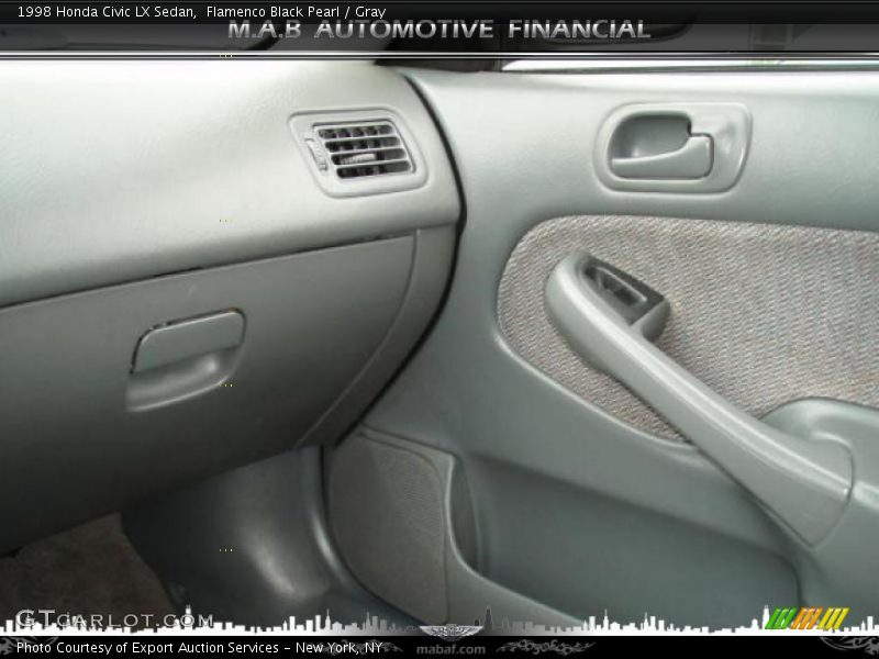 Flamenco Black Pearl / Gray 1998 Honda Civic LX Sedan