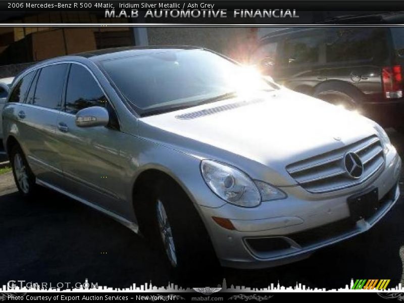 Iridium Silver Metallic / Ash Grey 2006 Mercedes-Benz R 500 4Matic
