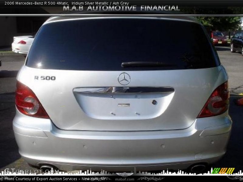 Iridium Silver Metallic / Ash Grey 2006 Mercedes-Benz R 500 4Matic