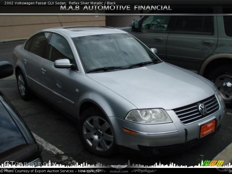 Reflex Silver Metallic / Black 2002 Volkswagen Passat GLX Sedan