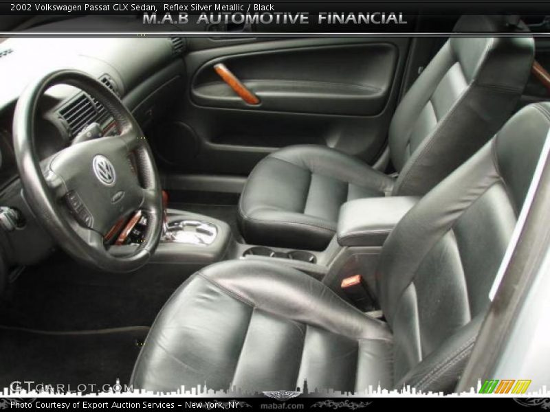 Reflex Silver Metallic / Black 2002 Volkswagen Passat GLX Sedan