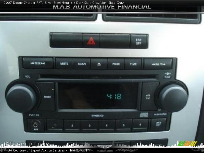 Silver Steel Metallic / Dark Slate Gray/Light Slate Gray 2007 Dodge Charger R/T