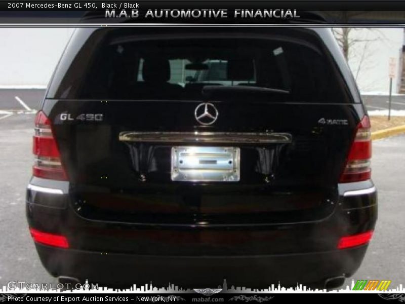 Black / Black 2007 Mercedes-Benz GL 450