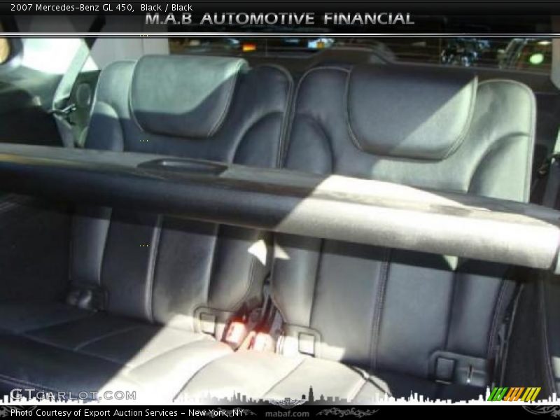 Black / Black 2007 Mercedes-Benz GL 450
