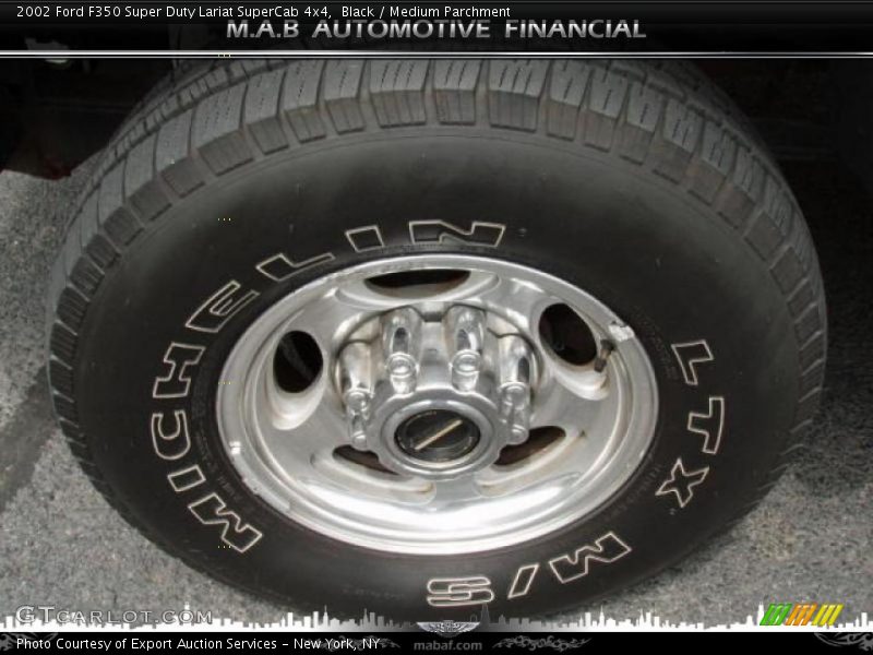 Black / Medium Parchment 2002 Ford F350 Super Duty Lariat SuperCab 4x4