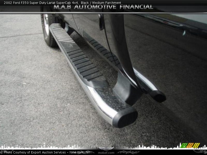 Black / Medium Parchment 2002 Ford F350 Super Duty Lariat SuperCab 4x4