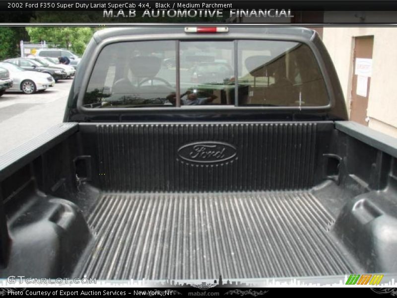 Black / Medium Parchment 2002 Ford F350 Super Duty Lariat SuperCab 4x4