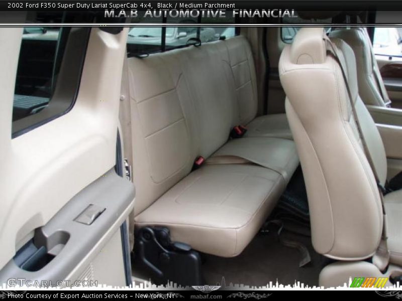 Black / Medium Parchment 2002 Ford F350 Super Duty Lariat SuperCab 4x4