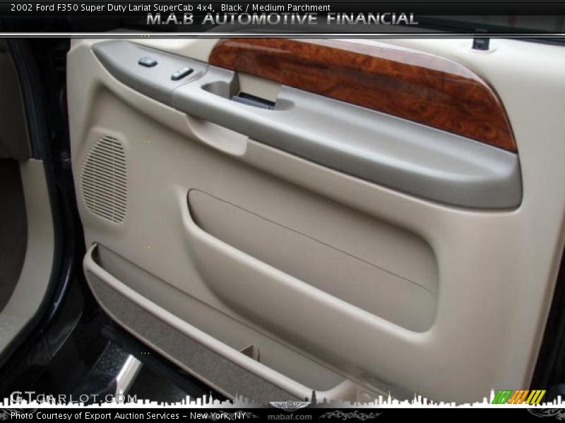 Black / Medium Parchment 2002 Ford F350 Super Duty Lariat SuperCab 4x4