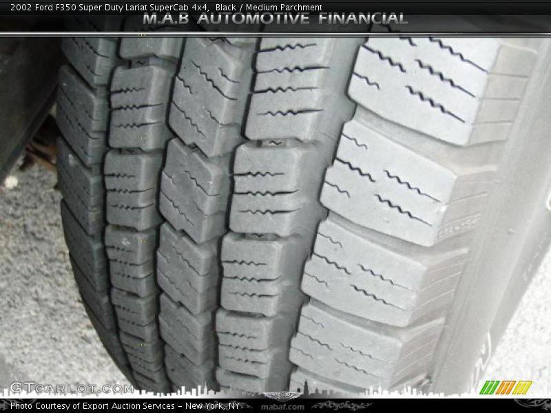 Black / Medium Parchment 2002 Ford F350 Super Duty Lariat SuperCab 4x4