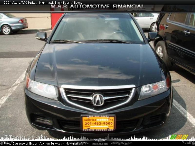 Nighthawk Black Pearl / Ebony 2004 Acura TSX Sedan